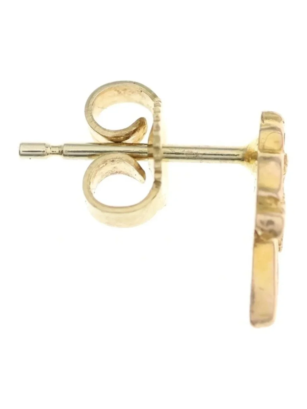 Chrome Hearts 22k Stack Dagger Stud Earrings Gold